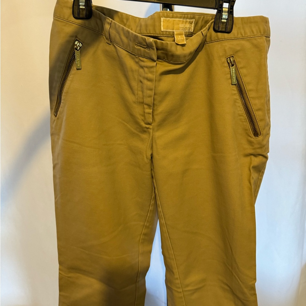 Khaki Zip Pocket Pants